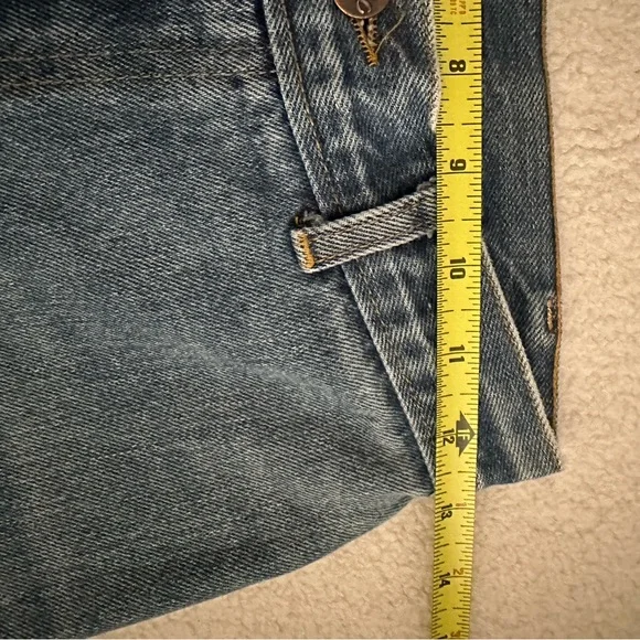 h.i.s Vintage 70s Blue Women's High Rise Bootcut Jeans - Picture 3 of 5